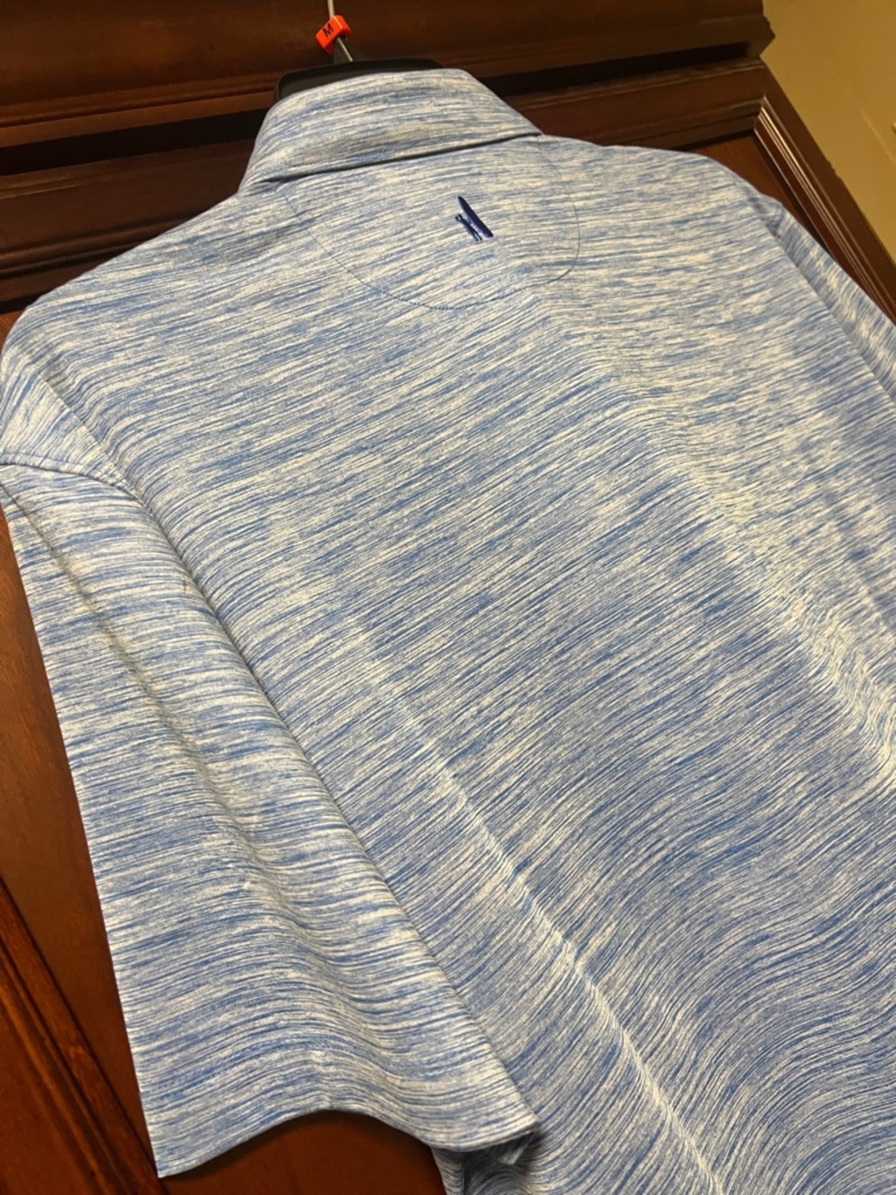 Brand New Johnnie-O Featherweight Performance Stretch Tennis 🎾 Blue Golf ⛳️ Polo - Picture 4 of 12